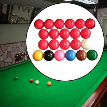 Snooker Topları Bilardo Masası Aksesuarları 2 1/16 52.5 mm/2.07 in Tam Boy Bilardo Topları Seti İngiliz Bilardo Resmi Oyun Topu