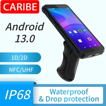 CARIBE PL-60L Depo Veri Toplayıcı El Terminali Giyilebilir Android PDA Barkod Tarayıcı