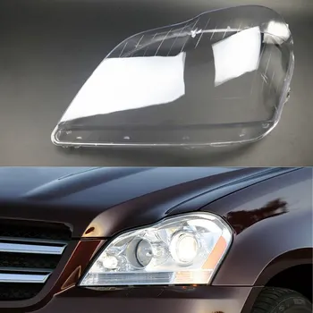 1 ADET Araba far camı Başkanı İşık Lambası Kapak Kabuk için Mercedes Benz X164 GL350 GL400 GL450 GL500 2006-2011, sol Taraf
