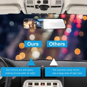 Araba dikiz aynası Parlama Önleyici Otomatik Geniş Açı Yüzey Vantuz Mavi Görüş Evrensel Dikiz Aynası Oto Aksesuarları İçin