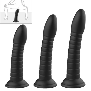 Erotik Yumuşak 3 Boyutu Yapay Penis Gerçekçi Kadın Oyuncaklar Penis Güçlü Vantuz Dick Seks Oyuncakları Kadın için Oyuncak Yetişkin g-spot Hiçbir Vibratör