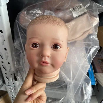 24 inç Bitmiş Reborn Ayana Bebek Boyutu Zaten Boyalı Kitleri ile Çok Gerçekçi Bez Vücut Birçok Detaylar Damarlar