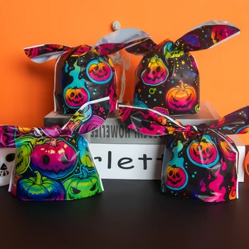 Cadılar bayramı Partisi Dekorasyon Örümcek Web Tek Kullanımlık Sofra Mutlu Cadılar Bayramı Kabak afiş hediye çantası Hayalet Festivali Parti Malzemeleri