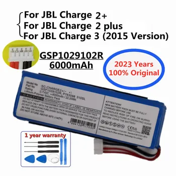 6000mAh GSP1029102R İçin Orijinal Pil JBL Şarj 2 + Şarj 2 artı , şarj 3 2015 Sürümü Özel Baskı Hoparlör Bateria