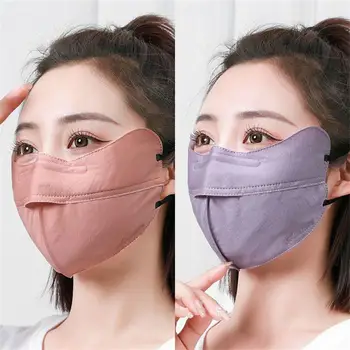 Güneş koruyucu moda 3d yıkanabilir pamuk yaz ince maske maske ince