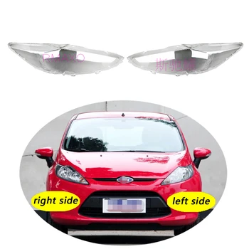 Ford Fiesta 2009-2012 İçin kullanın fiesta Şeffaf Far Kapağı Lamba Gölge Ön Far Kabuk Abajur Lens kabuk