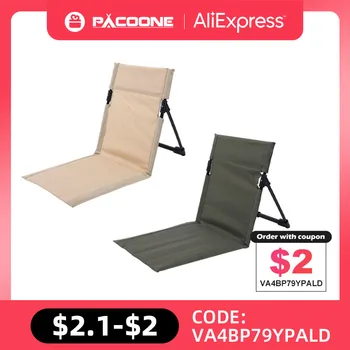 PACOONE Açık Kamp Katlanır Sandalye Arkalığı Plaj Taşınabilir Minder Sandalye Çadır Eğlence Balkon Parkı Çim Piknik Koltuk Balıkçılık