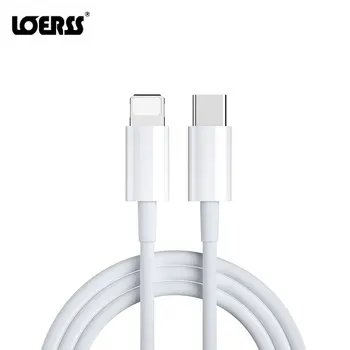 LOERSS Tip-C Kablo 30W 3A Hızlı şarj kablosu iPhone Şarj Cihazı için Hattı 1m 2M iPhone 8 8 Artı 11 12 13 14 Pro Max SE 2 iPad