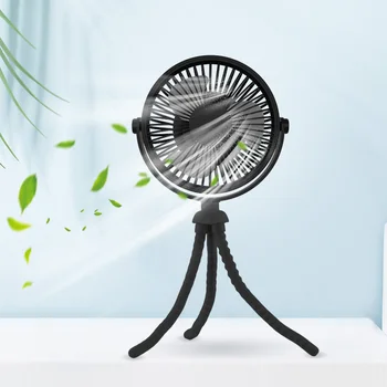 Ahtapot Elektrikli Fan USB / Akülü Dilsiz Mini Fan Açı Ayarı Masa Fanı 3 Hız El Yatak Odası Fan Yurt için Açık
