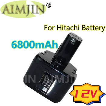 12 V Hitachi Şarj Edilebilir Piller 6800 mAh EB1214S EB1220BL EB1122S WR12DMR CD4D DH15DV C5D Araçları