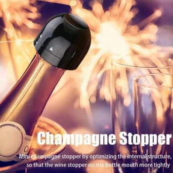 Şişe Kırmızı Şarap Köpüklü şarap Şampanya Vakum Stoper Cap Stoper Silikon Mühürlü Tazelik Şarap Fiş Barware Bar Araçları