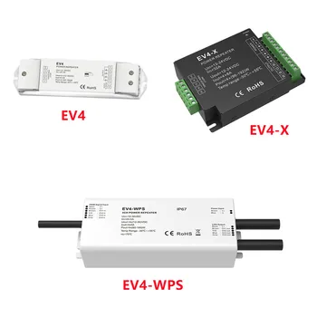 EV4-WPS su geçirmez IP67 sabit voltaj güç tekrarlayıcı tek renk / çift renk / RGB / RGBW sabit voltaj LED şerit modülü