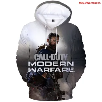 Oyun Hoodies Erkekler Call Of Duty Warzone Baskılı Modern Savaş 3d Artı Boyutu Hoodies PUBG Kazak Sıcak Erkek / kız / ki Çocuk Giysileri