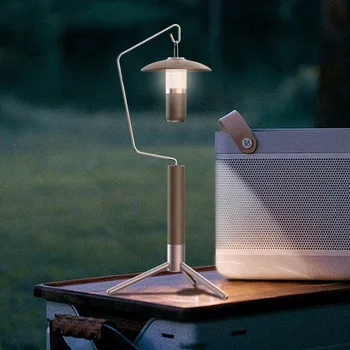Açık fener asılı standı lambası taşınabilir kamp asılı raf kamp ışık masa standı destek standı kamp lambası