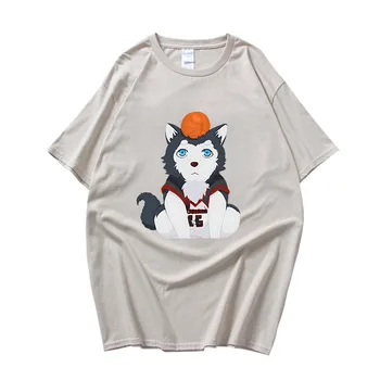 Kuroko Basketbol Kadın T-shirt %100 % Pamuk Baskı Kısa kollu Yaz Casual Boy Streetwear Yarım kollu Kawaii Giysileri
