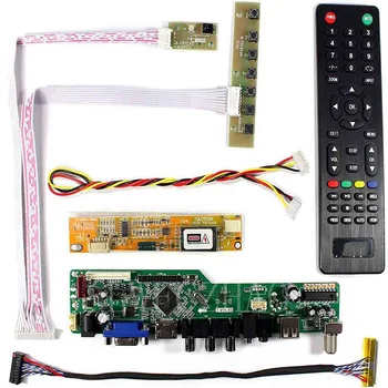 Yeni TV56 Kurulu Kiti QD15TL02 QD15TL04 TV + HDMI + VGA + AV + USB LCD LED ekran Denetleyici Kurulu Sürücüsü