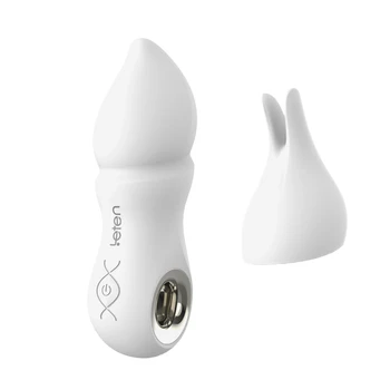 Leten Dilsiz kurşun vibratör USB Şarj Edilebilir Su Geçirmez Vibratörler Kadınlar İçin Erotik Seks Oyuncakları Klitoris Baştankara, ayrılabilir Başlık