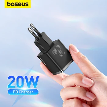 Baseus USB Tip C Şarj Cihazı 20W Taşınabilir USB C Şarj Desteği Tip C PD Hızlı Şarj iPhone 14 13 12 Pro Max 11 Mini 8 Artı
