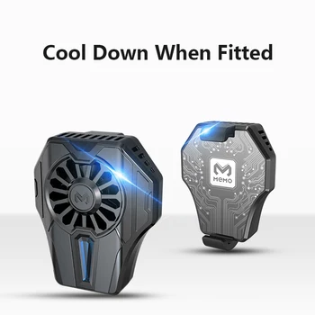 Su soğutmalı radyatör Mini soğuk hava kolu Fan güçlü ısı emici için uygun Pugb telefon soğutucu telefon soğutma Fanı durumda