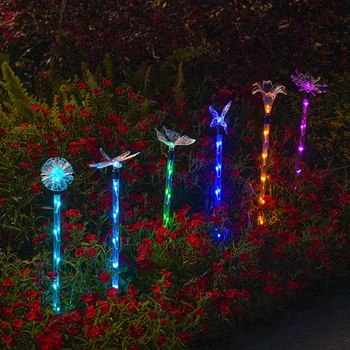 1 Sürükle 6 dekoratif yol peyzaj ışıkları IP65 su geçirmez LED Güneş Yolu bahçe ışıkları dayanıklı Kolay kurulum avlu için