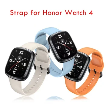 Yumuşak Silikon saat kayışı Onur İzle 4 smartwatch Bileklik Spor Kemer Bilezik Watchband Onur Watch4