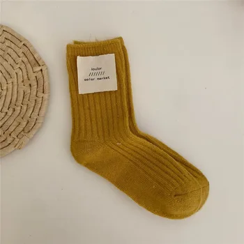 Kadın Çorap Sıcak Yün Kış Kalın Kar Rahat Kaşmir iş çorabı Harajuku Tasarımcı Çorap