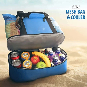 Plaj Oyuncak örgü Çanta Çocuklar Kabuk saklama çantası Taşınabilir Plaj Oyuncak Deniz Kabuğu Örgü Havuz Çantaları Kum Oyuncakları Yüzme Aksesuarları Erkek Kız