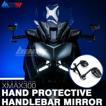 XMAX 300 2023 Motosiklet Aksesuarları Ayna YAMAHA XMAX 300 Gidon Ayna Tetik Guard el koruması Koruma