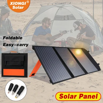 Esnek Katlanabilir güneş panelı Yüksek Verimli Seyahat ve Telefon ve Tekne Taşınabilir 18V 80w 100w 150w 200w 300w güneş panelı Kiti