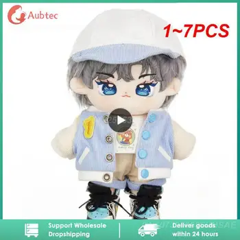 1 ~ 7 ADET 20cm Kawaii IDol Bebek Anime Peluş Yıldız Bebek Dolması Özelleştirme Figürü Oyuncak Pamuk Bebek Peluş Oyuncaklar Hayranları Koleksiyonu