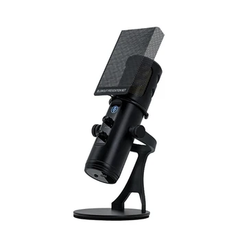 F19C Profesyonel usb'li mikrofon RGB Aydınlatma ile Gürültü Önleyici Teknoloji Mikrofonlar Sessiz / Akustik / Gürültü Azaltma Modları