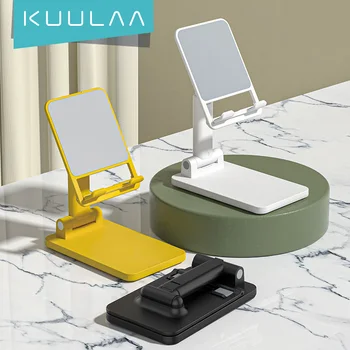 KUULAA Masaüstü ayarlanabilir cep telefonu standı, iPad tablet iPhone Samsung Akıllı için çok açılı evrensel katlanabilir standı