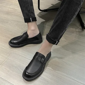 Erkek ayakkabısı Yüksek Kaliteli Deri Rahat Dantel-up Erkekler rahat ayakkabılar Moda 2023 Yeni Sonbahar Smokin Ayakkabı Erkekler Moda Tasarım Klasik