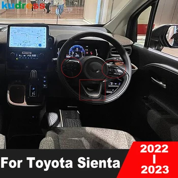 Toyota Sienta 2022 2023 Siyah Araba direksiyon Paneli Kapak Trim Dekorasyon iç Mekanlar Aksesuarları