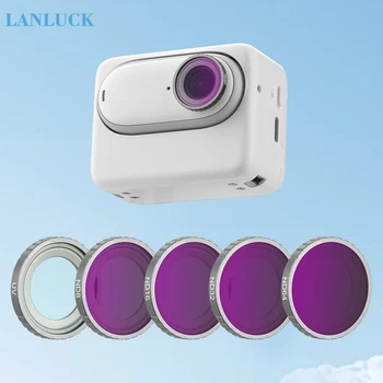 4'lü ND8 Paketi/216/32/64 Nötr Yoğunluk Lens filtre seti Insta360 GO2 / GO3 Kamera Kiti, HD Optik Cam CPL UV Filtresi Koruyucu