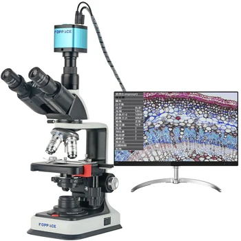 KOPPACE 40X-2500X Elektron Biyolojik Mikroskop 2 Milyon Piksel HDMI / USB Kamera