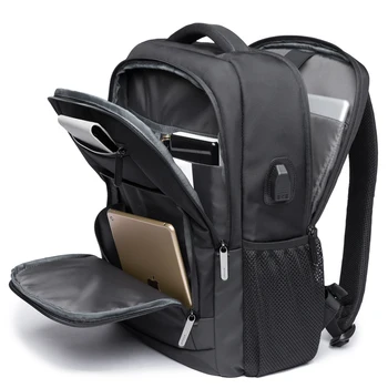 Seyahat genç için sırt çantası Öğrenci okul çantası Büyük Kapasiteli 15.6 Dizüstü Günlük USB Şarj Su Geçirmez Laptop Sırt Çantası Yeni