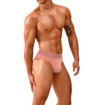 ORLVS AD763 Yeni Moda Düşük Belli Seksi Külot erkek Üçgen Low-rise Bikini Rahat Hızlı Kuru Erkek İç Çamaşırı
