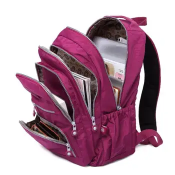 TEGAOTE Okul genç kız için sırt çantası 2022 Mochila Kadın Sırt Çantaları Naylon Su Geçirmez Rahat Laptop Sırt Çantası Kadın Tasarımcı