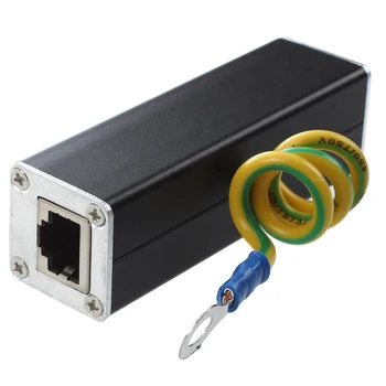 RJ45 Fiş Ethernet Ağ Dalgalanma Koruyucusu Thunder Tutucu 100 MHz