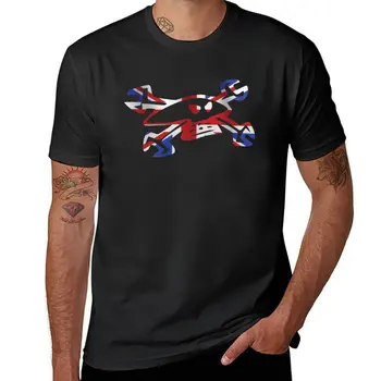 Adam Martin Kafatası Logosu-Union Jack T-Shirt Estetik giyim yeni baskı t shirt erkek t shirt paketi