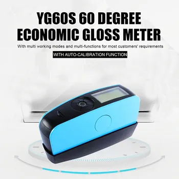 YG60S 60 Derece Ekonomik parlaklık ölçer Boyalar Mürekkep Seramik Mermer Bambu Yüzey Parlaklık Test Cihazı araba boyası Kaplama Glossmeter