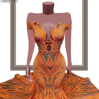 2024 Yeni Lüks Sequins Dantel Yüksek Kalite Afrika Damat Pullu Dantel Kumaş El Yapımı Dantel Elbise Kumaş Düğün Gelin İçin