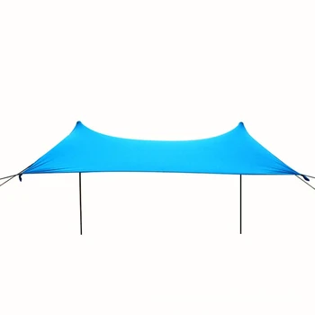 1 Takım plaj çadırı Güneş Barınak Gölgelik Kum Torbası Çapalar İle tente çadır UPF 50 + Koruma Açık Yürüyüş Kamp 6. 9x5. 6ft
