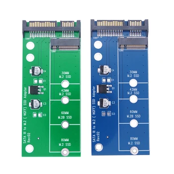 M. 2 NGFF Dönüştürücü B Anahtar M2 SATA Yükseltici SATA3 6G Kart M2 SATA Adaptörü 2.5 İnç SSD Adaptör Kartı Destekler 2230/42/60/80 M. 2 SSD