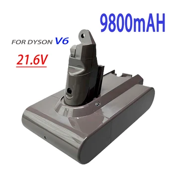 Dyson için V6 4.8/6.8/9.8/12.8 Ah 21.6 V li-ion pil DC58 DC59 DC61 DC62 DC74 SV07 SV03 SV09 Aspiratör Pil