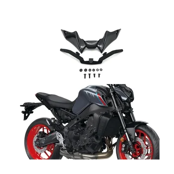 Motosiklet Ön Kaporta Aerodinamik Winglet Alt Kapak Karbon Fiber Sabit Rüzgar Kanat Yamaha Mt-09 V3 2021 2022+