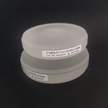 1 adet Diş PMMA Blok Tek Renkli Reçine Levha 10-25mm 98 OP Tek Katmanlı PMMA CAD / CAM Diş Hekimliği Malzemeleri Malzemeleri