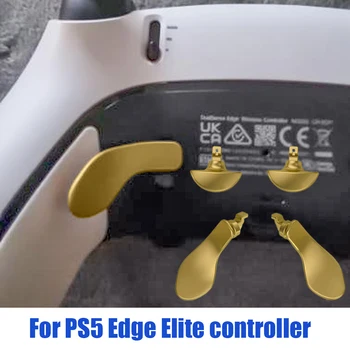 4 adet Oyun Denetleyicisi Geri Anahtar Sekmesi Aşınmaya dayanıklı Oyun Kolu Sekmesi Anti-korozyon için Yedek Aksesuarlar PS5 Elite Denetleyici