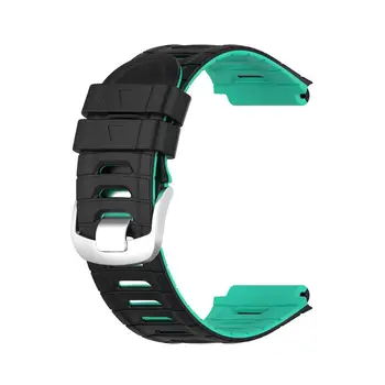 Kayış GarminForerunner 920XT spor saat Bilezik Silikon Bilek Kayışı Bilezik İki renkli Bileklik Smartwatch İçin